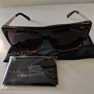 Quay Australia OTL II (Black Tort/Brown Fade)